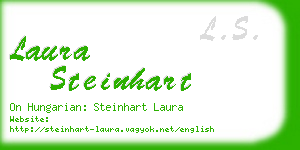 laura steinhart business card